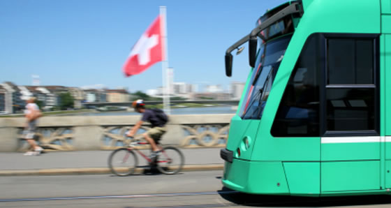 Bicicleta en Suiza